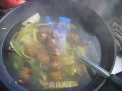 Make Green bean noodles soup step 6