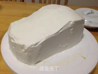 Make Car cake step 7