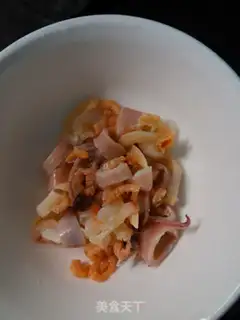 Make Seafood, black wood, corn, rice step 1