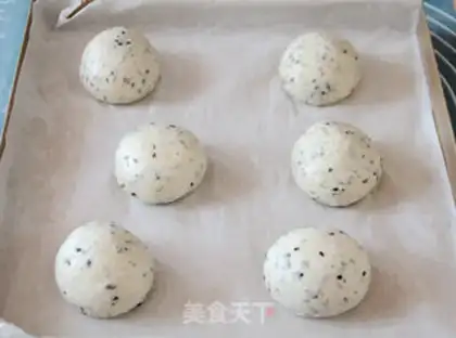 Make French sesame ball step 9