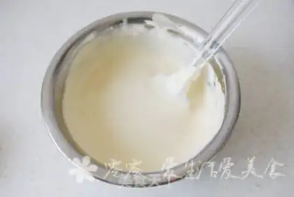 Make Rainbow cream birthday cake step 8