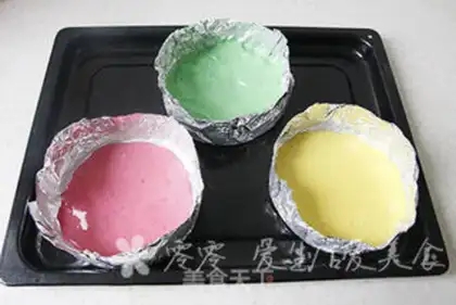 Make Rainbow cream birthday cake step 10