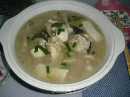 Make Tofu black fish soup step 7