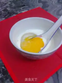 Make Milk and eggs step 1