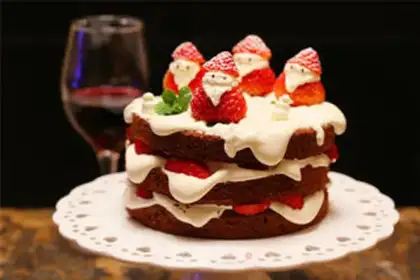Make Chocolate naked cake step 12