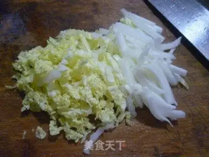 Make The cabbage fragrance makes thousands step 2