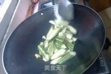 Make The silk melon fried the gill step 6