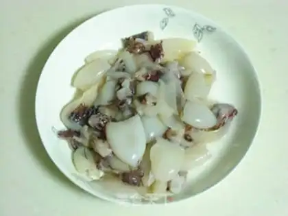 Make Squids burn tofu step 3