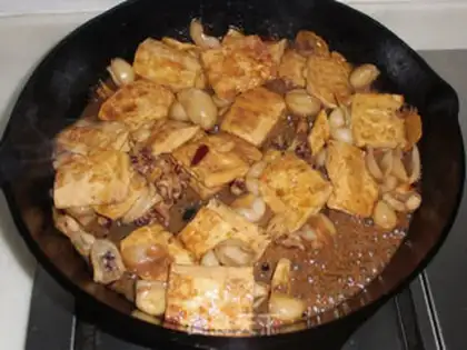 Make Squids burn tofu step 9