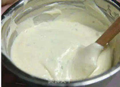 Make Sea-white sesame ricin cake step 3