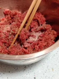 Make Vegetable mud for hamburgers step 5