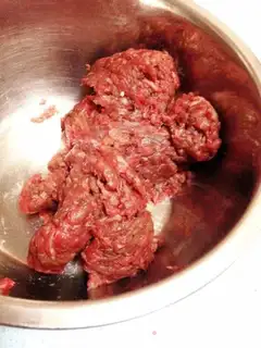 Make Vegetable mud for hamburgers step 6