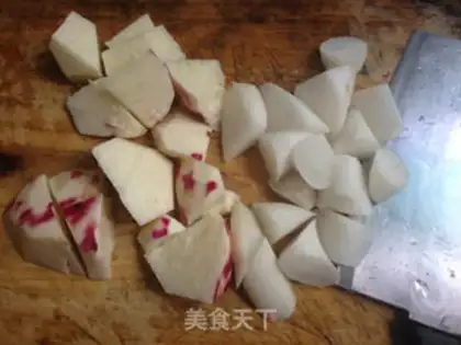Make # The radish soup of the purple # step 2