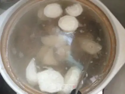 Make # The radish soup of the purple # step 3