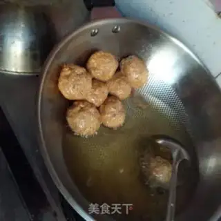 Make Old tofu meatballs step 8