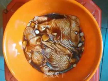Make Chicken leg with fork step 3