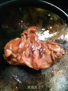Make Chicken leg with fork step 5