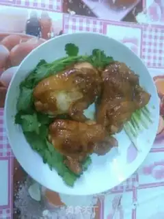 Make Chicken leg with fork step 6