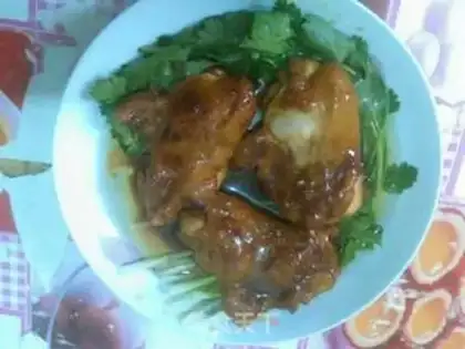 Make Chicken leg with fork step 7