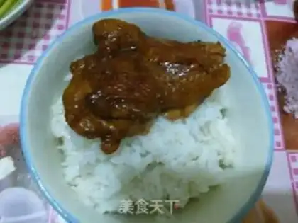 Make Chicken leg with fork step 8