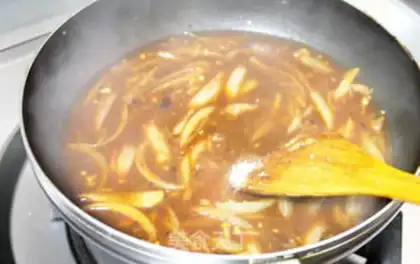 Make Vegetable mud for hamburgers step 24