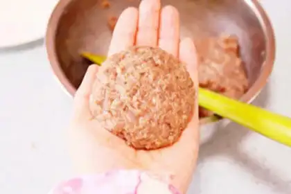 Make Vegetable mud for hamburgers step 25