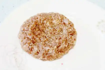 Make Vegetable mud for hamburgers step 26