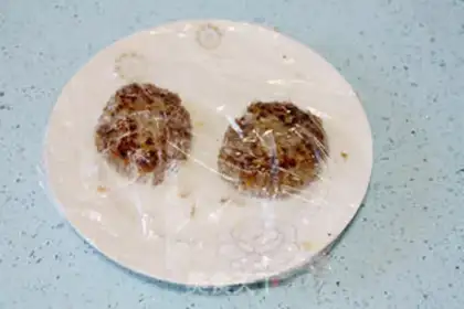 Make Vegetable mud for hamburgers step 29