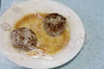 Make Vegetable mud for hamburgers step 30