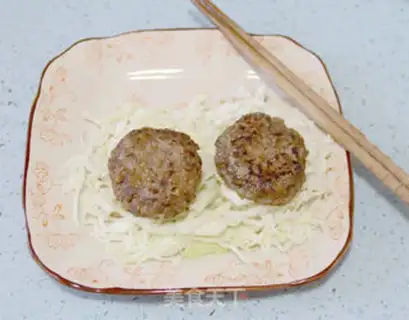 Make Vegetable mud for hamburgers step 32