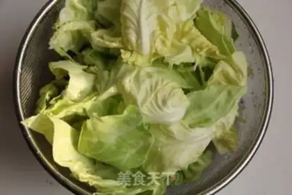 Make Poppy bacon and cabbage step 2