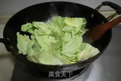 Make Poppy bacon and cabbage step 5