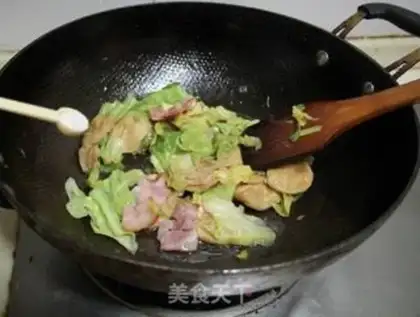 Make Poppy bacon and cabbage step 8