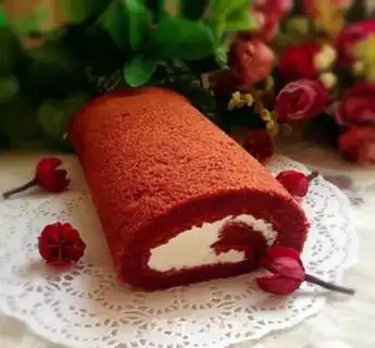 Make Red velvet cake rolls step 23