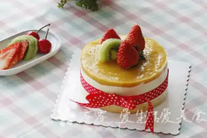 Make Mango yogurt mousse step 8