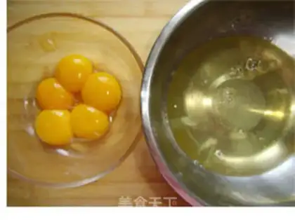 Make Black sesame ricin cake step 1