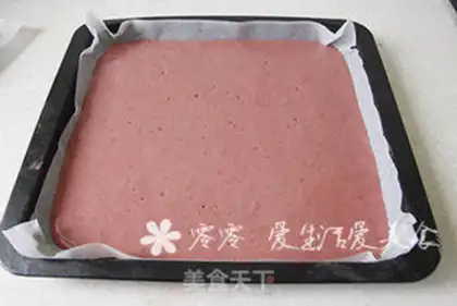 Make Red velvet cream cake step 8