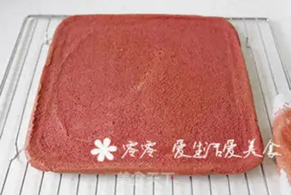 Make Red velvet cream cake step 9