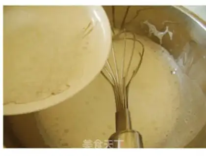 Make Black sesame ricin cake step 5