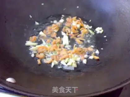Make Shrimp is fried step 1