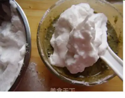Make Black sesame ricin cake step 8