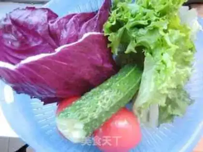 Make Vegetable salad sandwich step 4