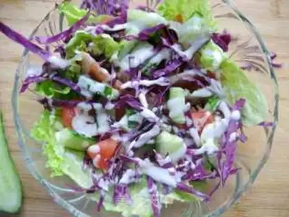 Make Vegetable salad sandwich step 5