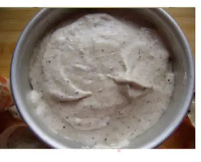 Make Black sesame ricin cake step 10