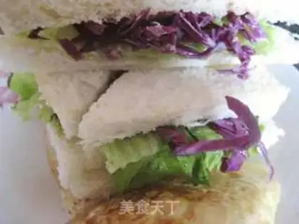 Make Vegetable salad sandwich step 6