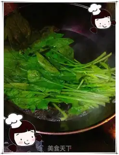 Make Cuppie fried sesame spinach step 3