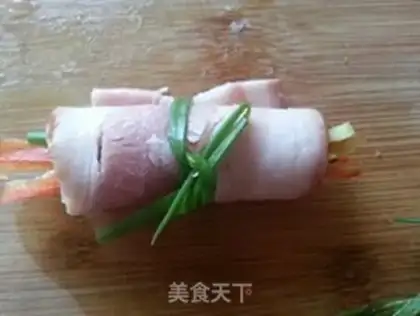 Make Bacon steamed herring step 4