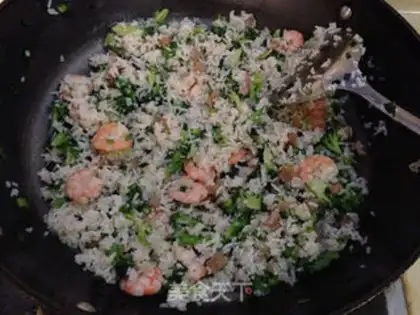 Make Shrimp orchid fried rice step 10
