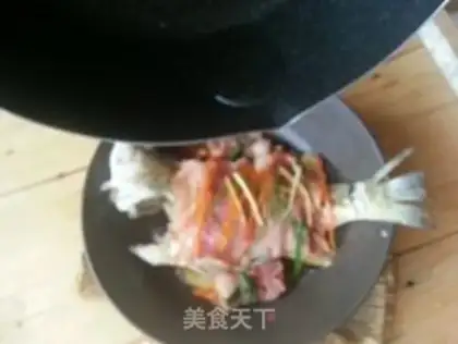 Make Bacon steamed herring step 8