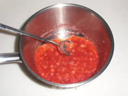 Make Strawberry cheesecake step 11